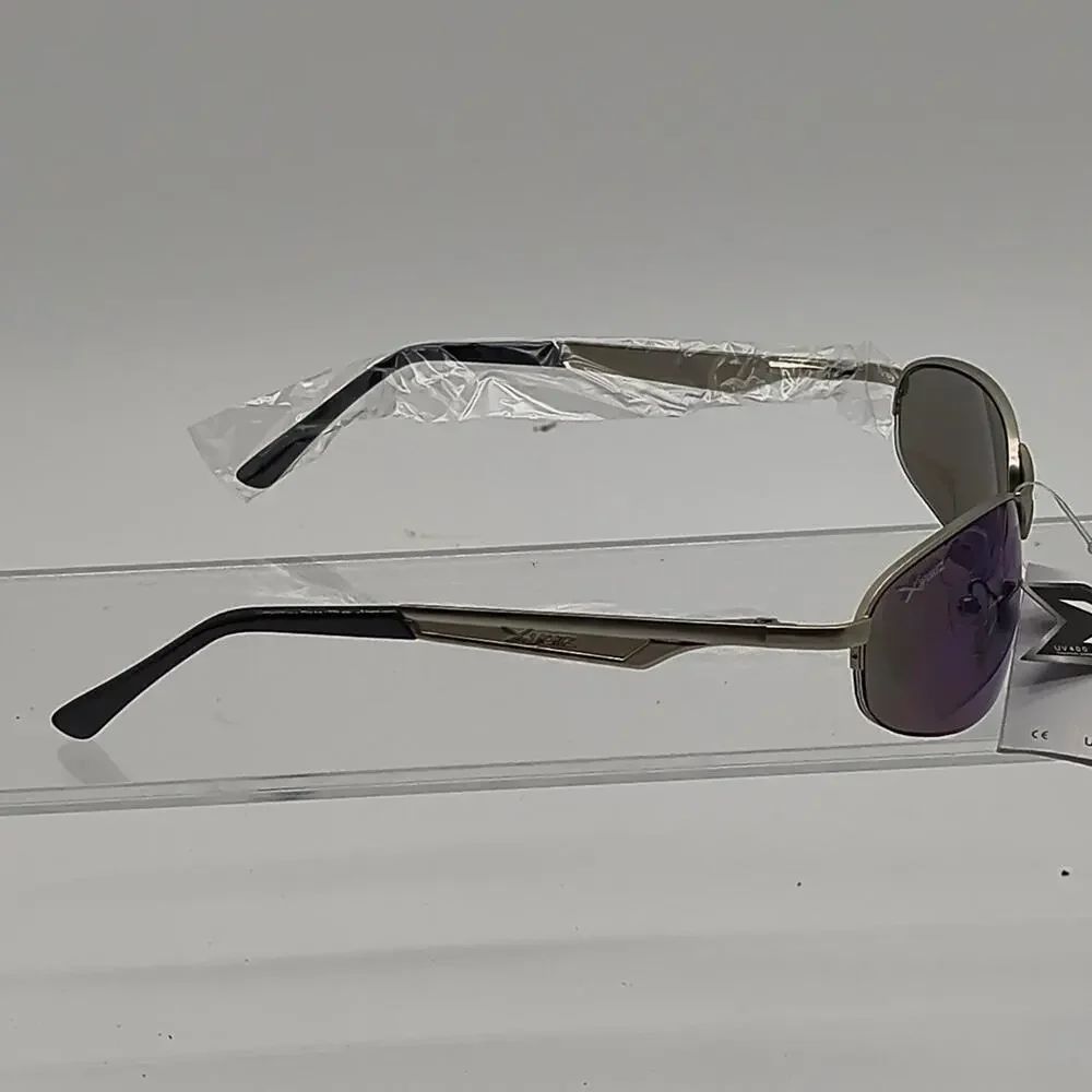 446 xsportz silver sunglasses with